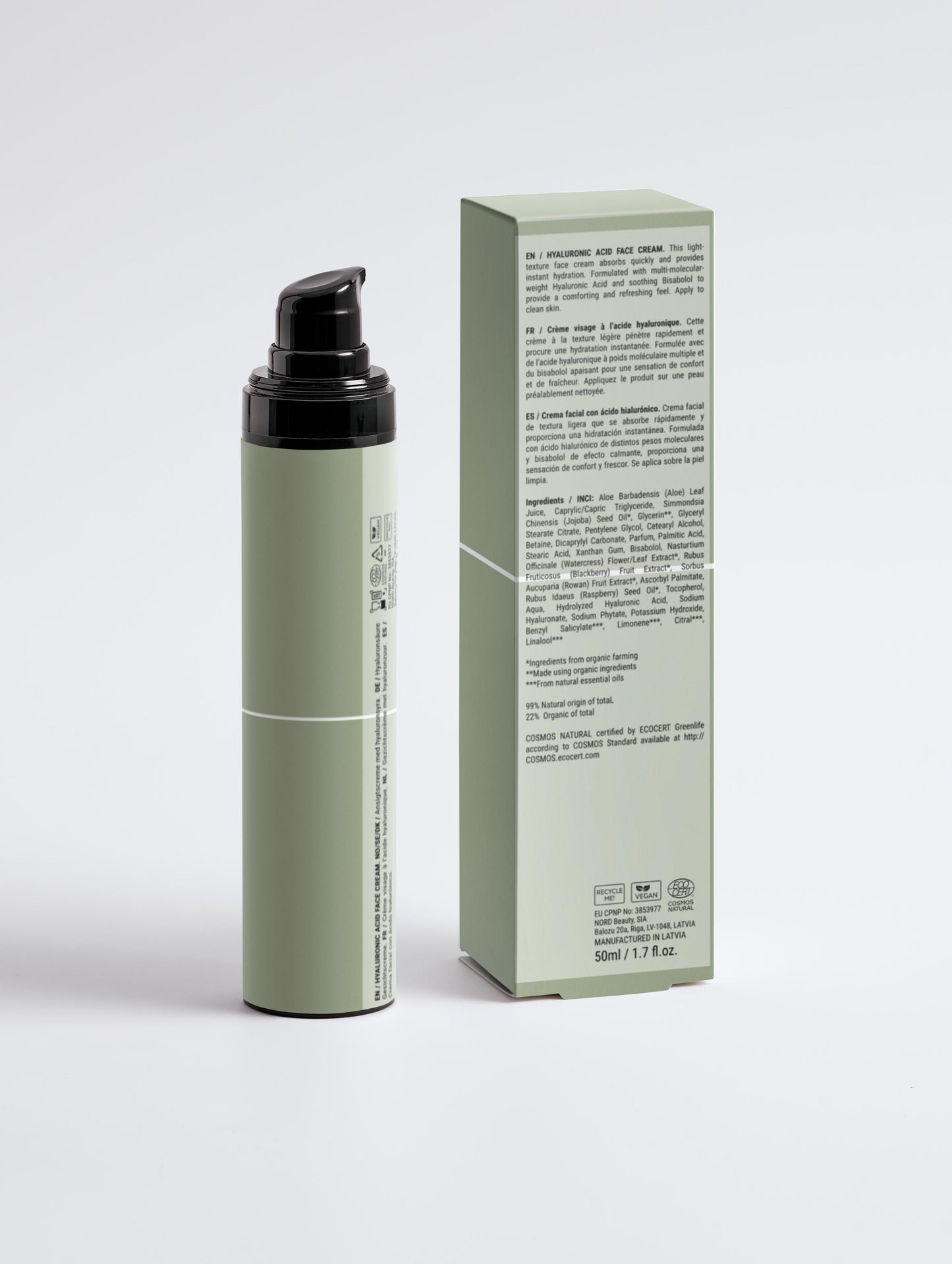 Hyaluronic Acid Face Cream for Men