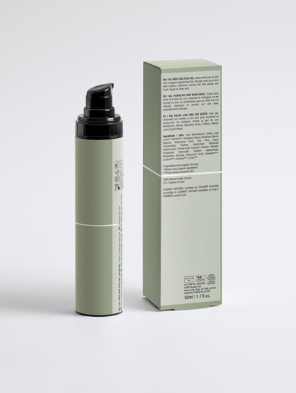 Oil-Free Zinc Face Gel for Men